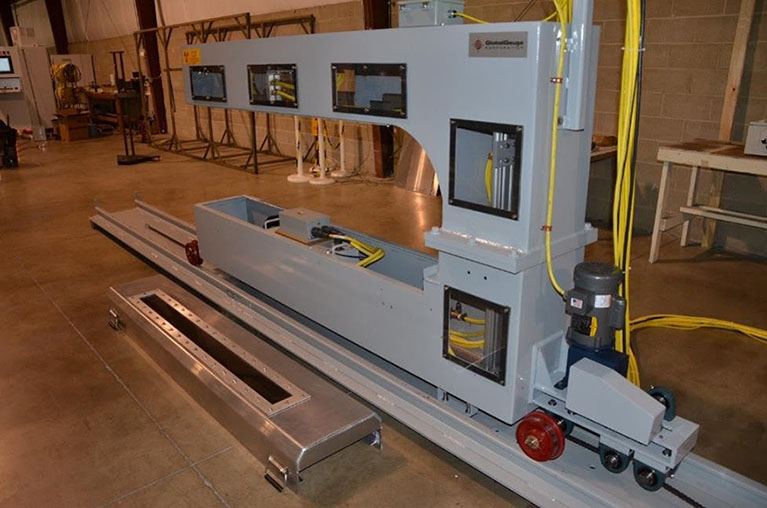 Global Gauge X-Ray Thickness Gauge with Internal Scanning Sensors at GGC Testing Facility