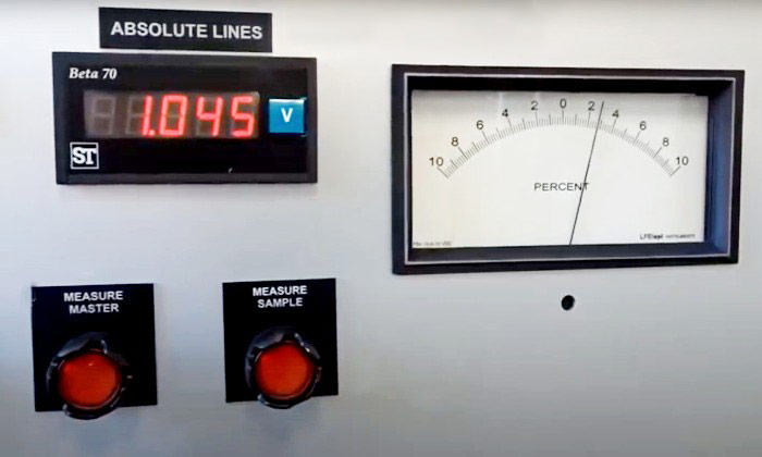 gauge density comparator